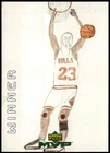 1999-00 Upper Deck MVP #W4 Michael Jordan Draw Your Own Trading Card Winner E1