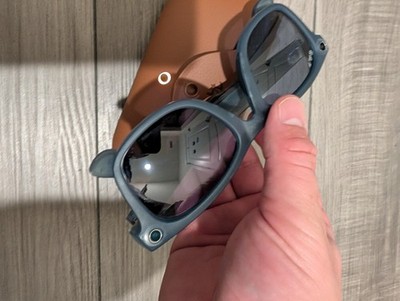 Rayban Meta Smart Glasses Wayfarer Blue See Through Frames | eBay