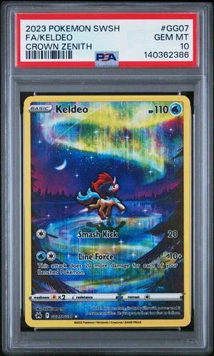 PSA 10 Keldeo Galarian Gallery CROWN ZENIT GG07/GG70 Graded Pokemon Card