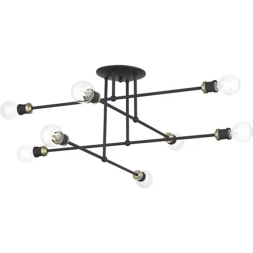 Livex Lighting Delacroix Semi-Flush Mount - Thumbnail 5