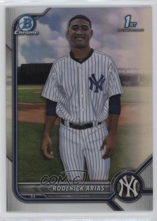 2022 Bowman Chrome Prospects Refractor 169/499 Roderick Arias #BCP-153 0q4s
