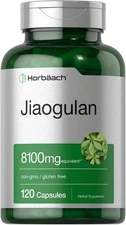 Jiaogulan Capsules | 8100 mg | 120 Count | Gynostemma Pentaphyllum | by Horbaach