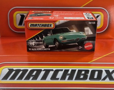 '67 Alfa Romeo Duetto 4/125 Matchbox 2026 POWER GRABS JHR43 MBX Showroom green