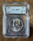 1965 Kennedy Half Dollar SMS MS67 ICG