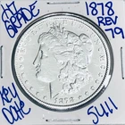 1878 (REV 79) MORGAN SILVER DOLLAR AUTHENTIC HIGRADE U.S.MINT COIN KEY DATE 5411