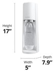BNIB SodaStream Terra Sparkling Water Maker White with CO2, Bottle, Bubly Drop — photo 2