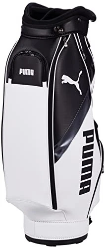 Bolsa de carrito de golf Puma Keiryo para hombre con bloqueo de color en Puma negro/blanco brillante Foto 2 de 4