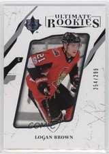 2017-18 Ultimate Collection Ultimate Rookies 254/299 Logan Brown #84 g2u