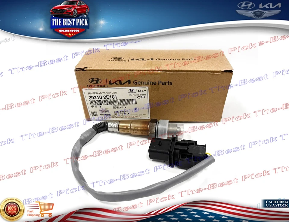 ⭐ GENUINO ⭐ Sensor de oxígeno delantero de 2,0 L ⭐ OEM ⭐ 2016-2025 Hyundai Kia 392102E101 Foto 2 de 4