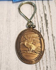 Vintage McDonnell Douglas Astronautics Company Keychain Boeing NASA Collectible
