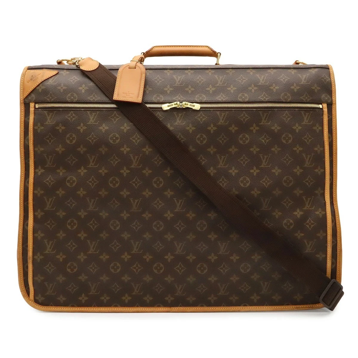 LOUIS VUITTON モノグラム ガーメント ビンテージ トラベルバッグ Louis Vuitton Leather Garment Bags for sale - eBay