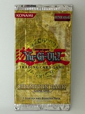 Yu-Gi-Oh! Champion Pack 1 Game One Booster Pack Wrapper Deutsch GEÖFFNET! LEER!