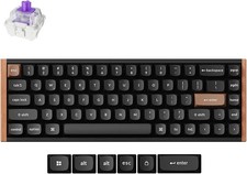 Keychron K6 HE Wireless Magnetic Switch Keyboard Black SE Certified Refurbished