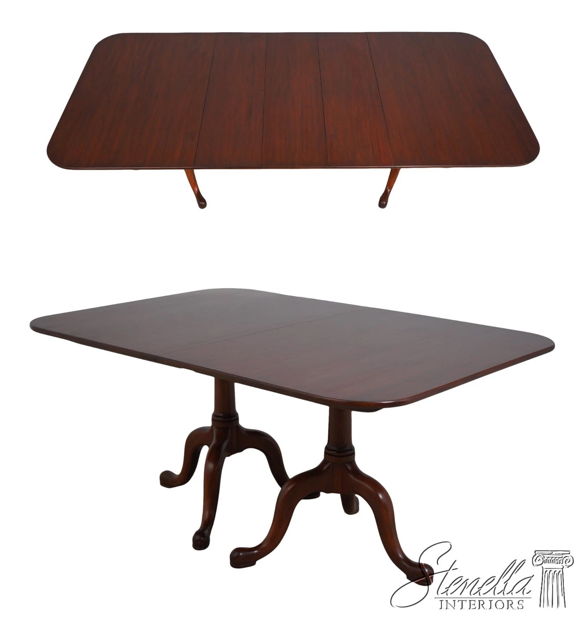 クラシック ダイニングテーブル Henkel-Harris & Drexel Henkel Harris Post - 1950 Time Period Manufactured Dining Table