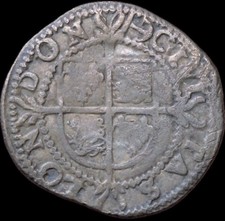 Extremely Rare Elizabeth I Anchor Mintmark Half Groat Halfgroat Large Full Flan