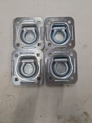 Qty 4: 1-1/2'' Bolt-on Recessed D-Ring Fits Universal Products 