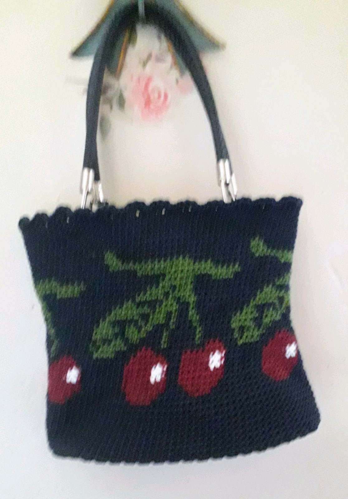 SAOLA Borsa fatta a mano uncinetto e foderata