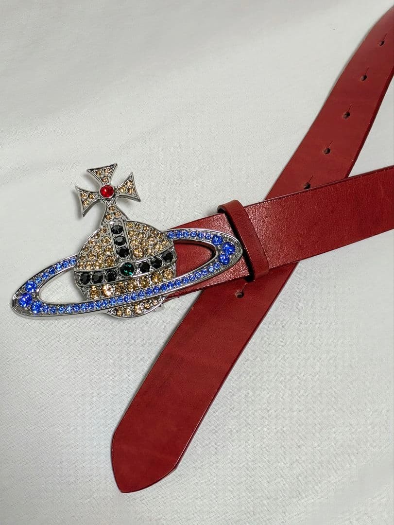 vivienne westwood スワロフスキー マルチカラー ORBベルト vivienne westwood Swarovski multicolor ORB belt | eBay