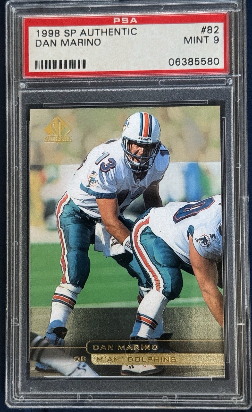 1998 SP AUTHENTIC PSA 9 #82 DAN MARINO (HOF) view 3
