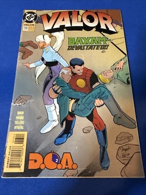 Valor #13 (DC Comics November 1993) Legion Of Superheroes Boarded Waid Moore VG