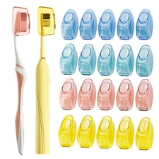 20Pcs Travel Toothbrush Head Covers Portable Case Protector for Home and Outdoor