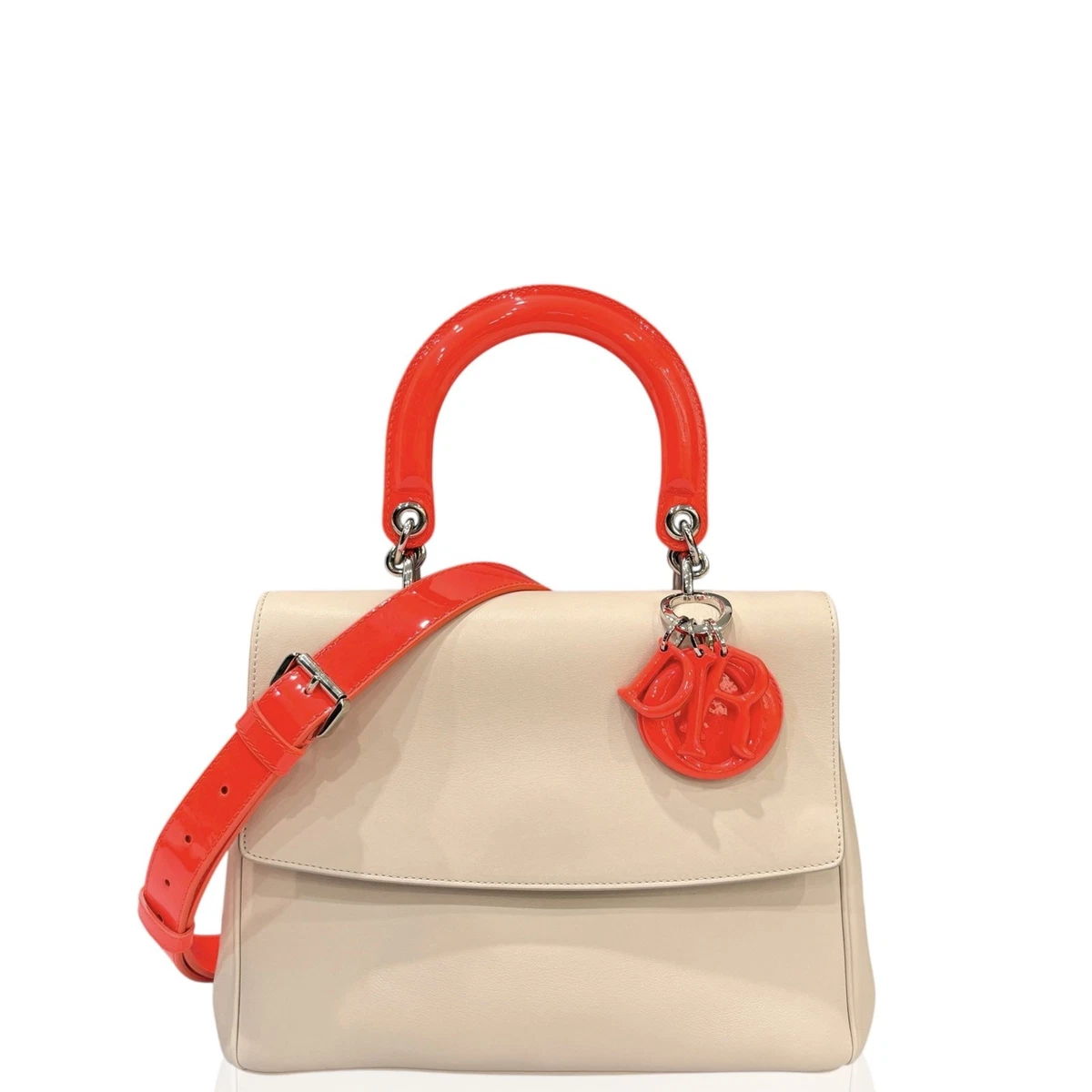 Dior Leather Exterior Orange Bags & Handbags for Women for sale | eBay