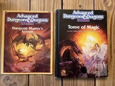 Dungeon Master Screen with Module AD D Second Edition 9263  Tome Of Magic 2121