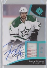 2015-16 Ultimate Collection Spectrum Teal Relic 7/15 Tyler Seguin #46 Auto 0c3