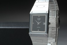 [Exc+5] Reloj para hombre RADO DIASTAR 129.0194.3 marcadores de diamantes tanque cuarzo 26 mm