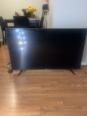 VIZIO 55 in Flat Screen LED TV Black Large Display Home Entertainment Television