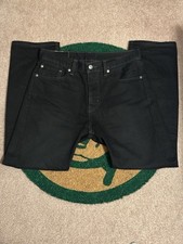Levi's 550 31x30 Men's Cotton Jeans - Black