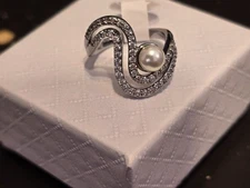 Bomb Party Ring New with Tag NO Bag Sz 7 Hemitite Plating 