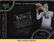 2016 Black Gold Collegiate Rated Rookie Symbols 18/25 Stephen Zimmerman READ 0f8