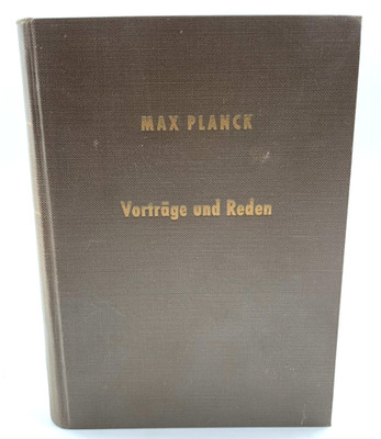 Vortrage und Reden by Max Planck - in German - HC 1958