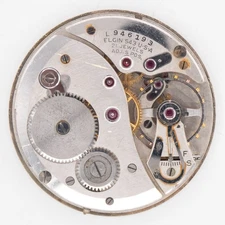 Elgin Grade 543 Model 5 10-Size 21-Jewel Antique Pocket Watch Movement