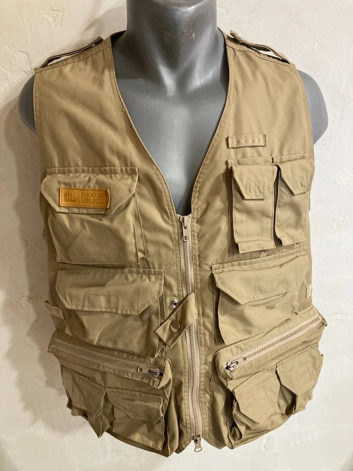 Rare Vintage UN Shooting Vest Tactical 15 Pockets Japan Men's US M