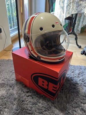 Bell Bullitt Classic Vintage Style Motorcycle Helmet Original Size M Neu OVP