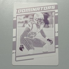 2020 PANINI PLATES AND PATCHES STEPHON GILMORE 1/1 PRINTING PLATE