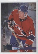 1995-96 Fleer Metal International Steel Saku Koivu #10 0a1