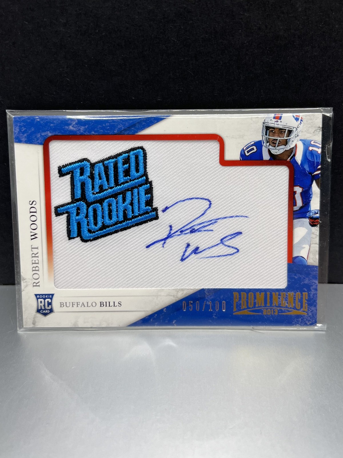 Robert Woods Panini Prominence #178 Team Logo Patch Signature