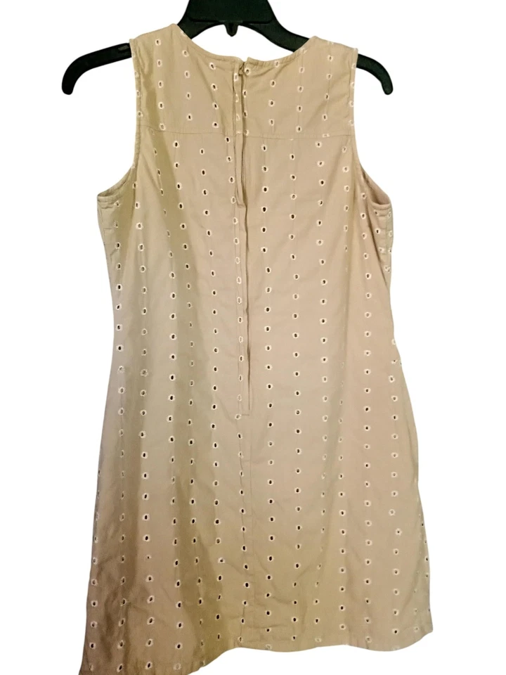 Vestido recto Old Navy Beige, forrado, sin nivel para niñas, talla 6, excelente estado Foto 2 de 4