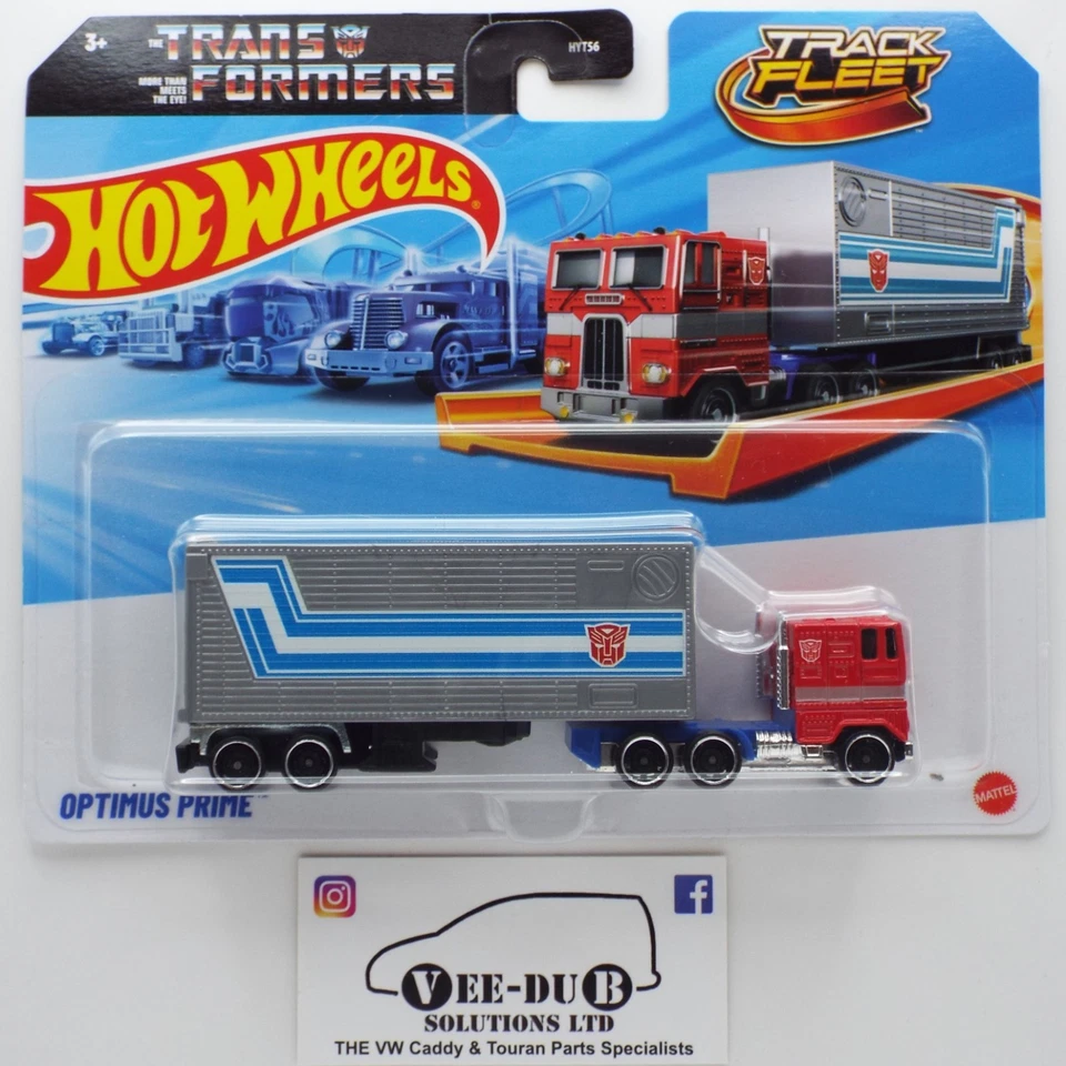 Hotwheels Track Fleet Optimus Prime Hot Wheels NEW Sealed HXH02 Transformers