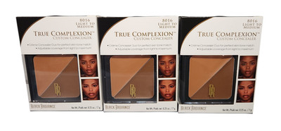3x Black Radiance True Complexion Custom Concealer 8016 Light to Medium New