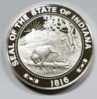State of Indiana | .999 Silver 1 oz Round | Proof Sterling Medal