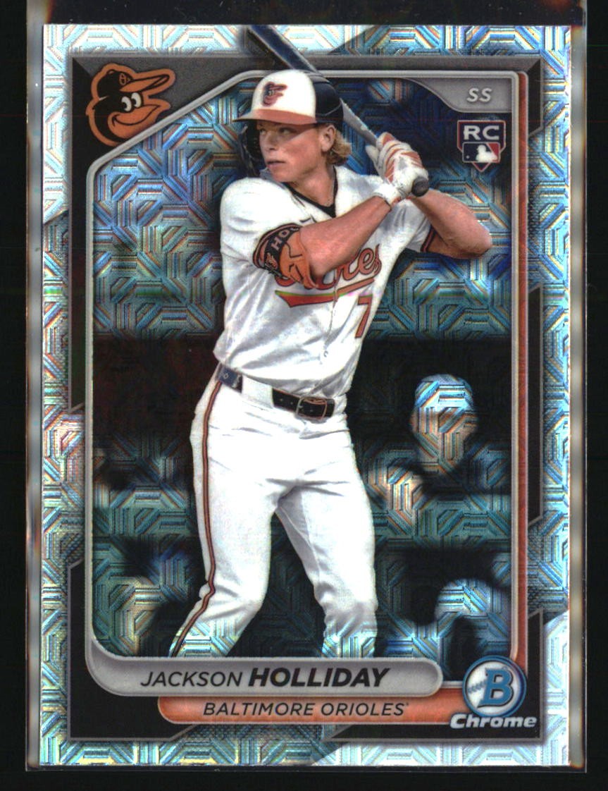 2024 Bowman Chrome #26 Jackson Holliday Mojo Refractors