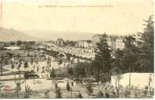 VALENCE 366 youth park seen from the terrace of the Champ-de-Mars