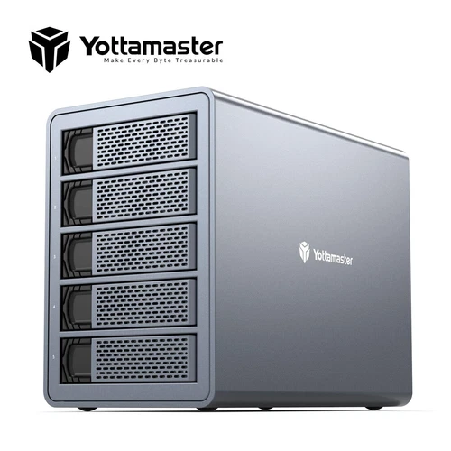 2/4/5 Bay USB3.0 Festplattengehäuse Ghäuse für 2,5" 3,5" SATA HDD SSD Aluminium - Bild 15 von 16