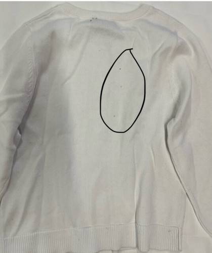 Zunie Girl’s Sweater ( WHITE, S 5/6) NWT - Picture 2 of 2