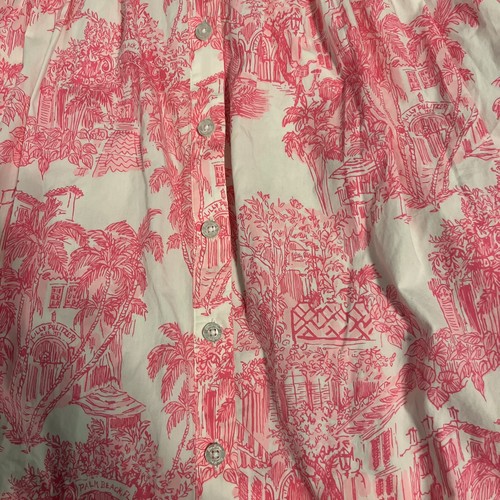 Lilly Pulitzer Amrita 3/4 Sleeve Cotton Shirtdress Nwt Pink Sz 2 Plz Read - Picture 2 of 11