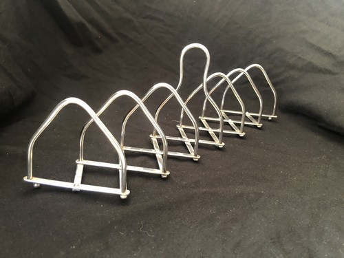 Antique Expanding Silver Plated Toast Rack - 第 1/9 張圖片